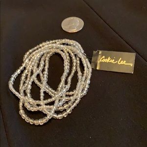 Cookie Lee stretch bracelet glass beads